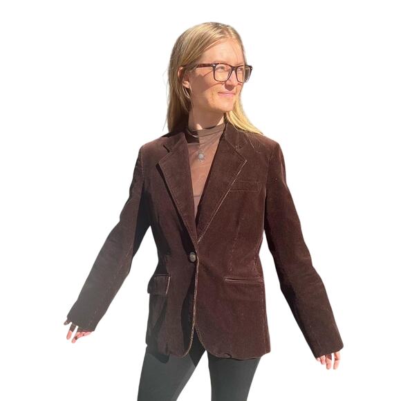 J.Crew 10 Brown Corduroy Sport Coat/Blazer - Picture 2 of 7